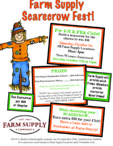 Scarecrow Contest Flyer 2016